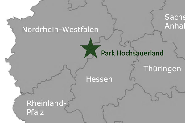 Center Parcs Park Hochsauerland Deutschland Karte
