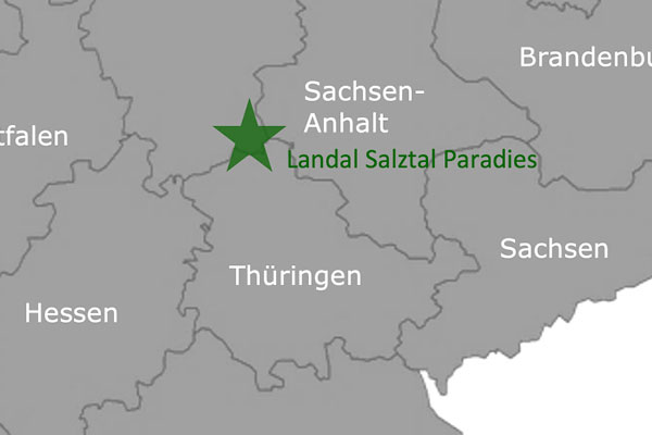 Landal Salztal Paradies - Karte