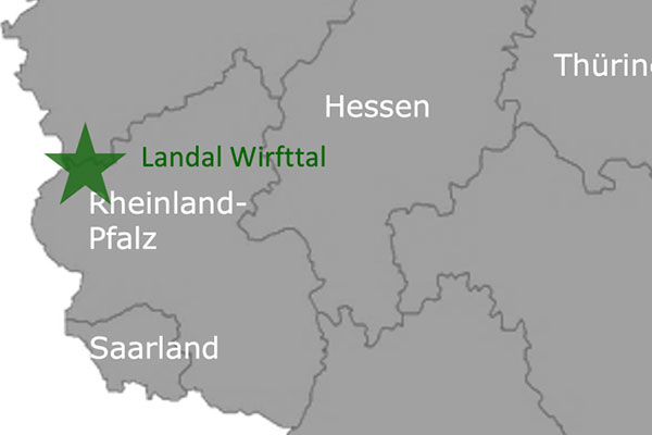 Landal GreenParks Wirftal Deutschland Karte